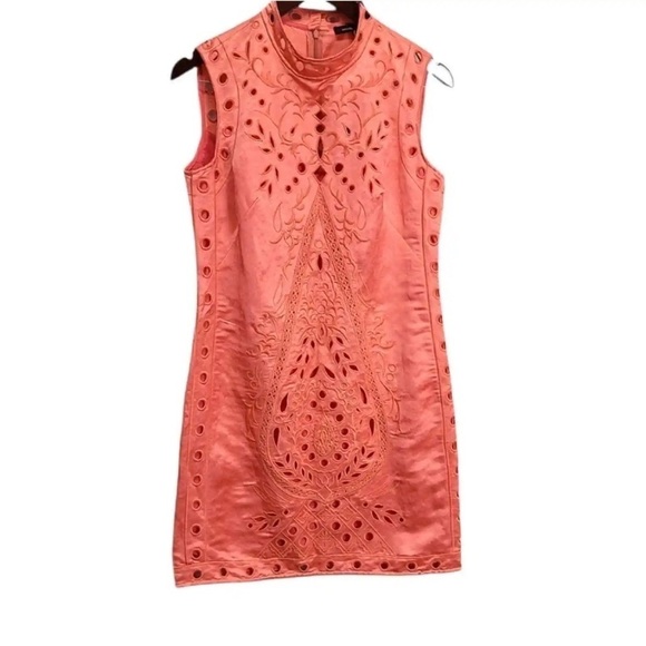 Nanette Lepore Women's Hes My Muse Cocktail Party Linen Dress Size 0 MSRP $595 - Picture 1 of 15
